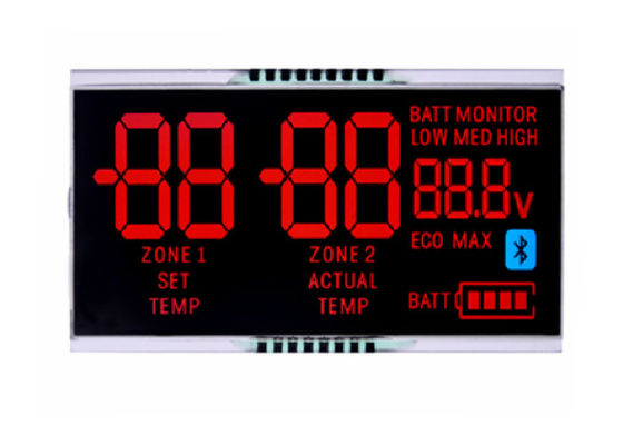 Αρνητική LCD επίδειξης ενότητα 7 επίδειξης αντίθεσης LCD οθόνης υψηλή γραπτή LCD ενότητα οθόνης επίδειξης τμήματος LCD