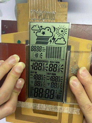 Χαμηλής ισχύος κατανάλωσης της TN LCD ενότητα τμήματος μεγέθους επίδειξης μεγάλη για την έξυπνη θερμοστάτη