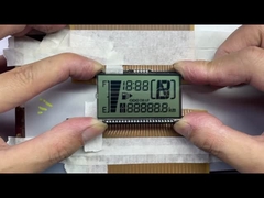 Υψηλής ποιότητας προσαρμοσμένη οθόνη HTN LCD οκτώ σχήμα μονοχρώμη 7 τμήματα γραφική οθόνη LCD για μοτοσυκλέτες